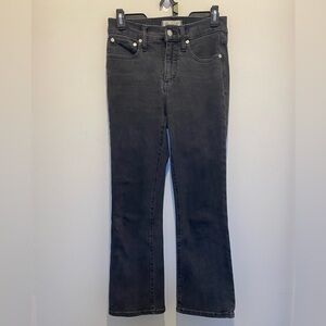 Madewell Cali Demi-Boot Black Jeans Women’s Size 26 EUC Stretch Denim Casual